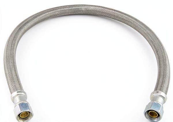 Faucet Supply Line 3/8" Stainless Steel by EZ-Fluid 12-24 Inch-0