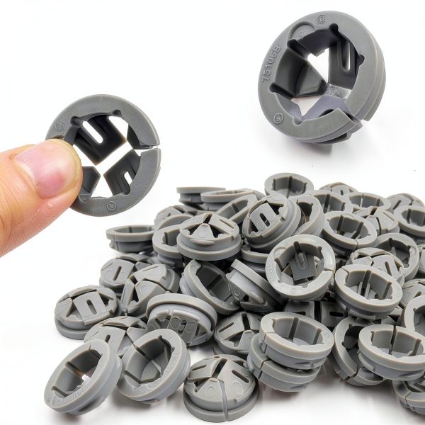 3/8-1/2 Inch Wire Box Connectors QZQUFJ Nylon Push‑In 150 Pack-4