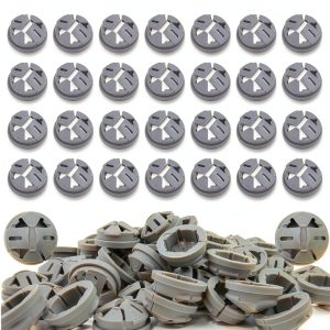 3/8-1/2 Inch Wire Box Connectors QZQUFJ Nylon Push‑In 150 Pack-0