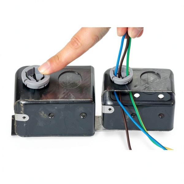 3/8-1/2 Inch Wire Box Connectors QZQUFJ Nylon Push‑In 150 Pack-6