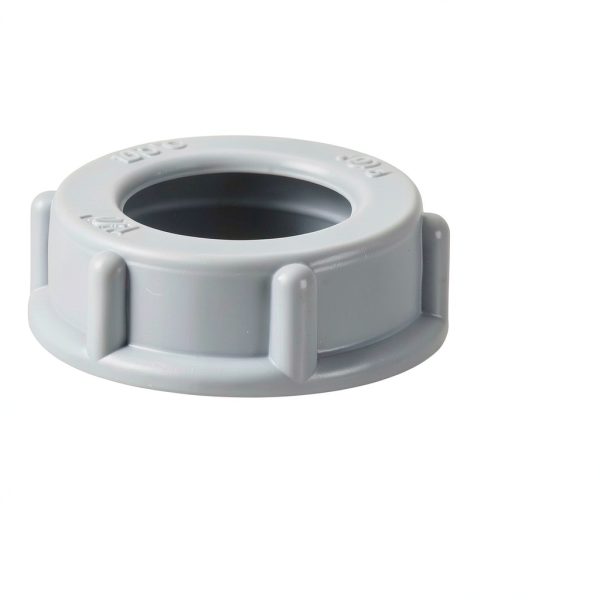 50 Pcs Plastic Insulating Bushing Threaded Electrical Bushings for Emt, Rigid or Imc Conduit Fitting (1/2 Inch)-1