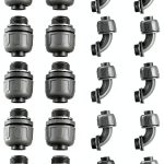 Conduit Connectors 3/4 Inch Liquid Tight Non Metallic PVC Fittings-0