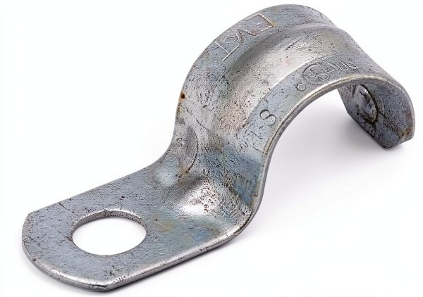 RACO 2082B25 Strap EMT 1/2-Inch Trade Size Steel 25-Pack Gray-0
