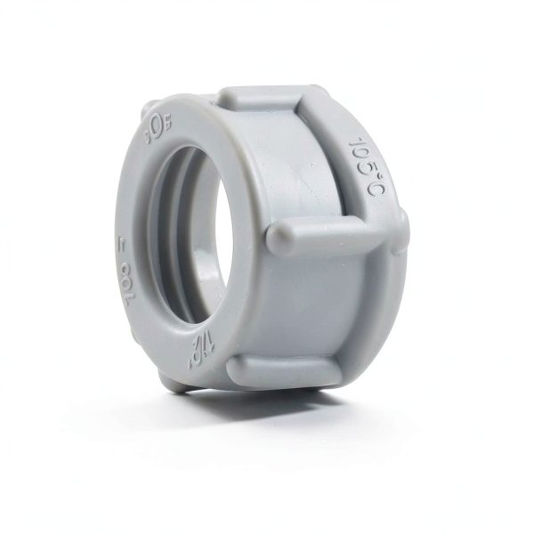 50 Pcs Plastic Insulating Bushing Threaded Electrical Bushings for Emt, Rigid or Imc Conduit Fitting (1/2 Inch)-4