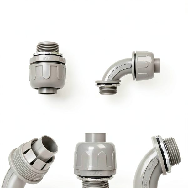 Conduit Connectors 3/4 Inch Liquid Tight Non Metallic PVC Fittings-1