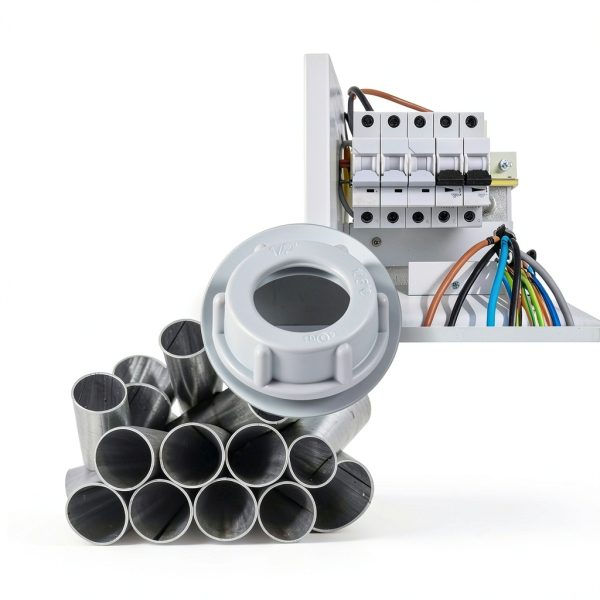 50 Pcs Plastic Insulating Bushing Threaded Electrical Bushings for Emt, Rigid or Imc Conduit Fitting (1/2 Inch)-5