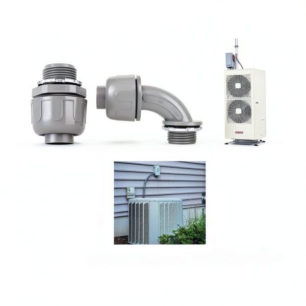 Conduit Connectors 3/4 Inch Liquid Tight Non Metallic PVC Fittings-5