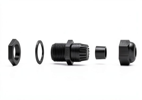 Joinfworld 72pcs Cable Glands Kit Waterproof Strain Relief Cord Connector Grip Weatherproof Cable Pass Through PG7 1/4" 1/2" 3/4" 1" NPT Wire Grommet-2
